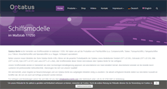 Desktop Screenshot of optatus-berlin.com